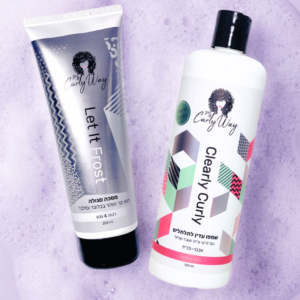 חפיפה בסגול – שמפו עדין ומסכה סגולה